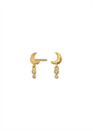 Hilma earrings Forgyldt Maanesten